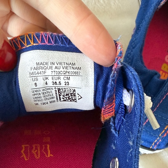 Converse women’s shoreline Navy Sneakers - Picture 3 of 4